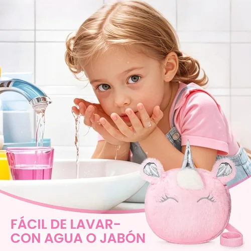 Miniatura 5 de Kit de maquillaje real para niñas de 3 a 10 años: juego de juguetes de maquillaje lavables y no tóxicos para niños pequeños, juego de tocador de 17