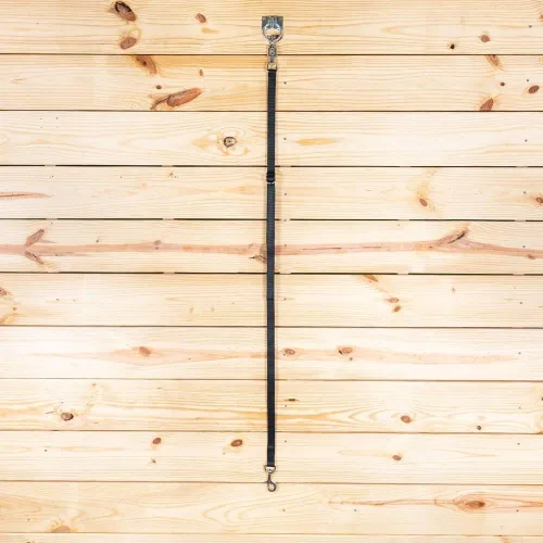 Miniatura 2 de Dura-Tech Corbata cruzada de nailon ajustable de doble capa, máxima seguridad y portabilidad para caballos, longitud extensible de 24 a 96 pulgadas