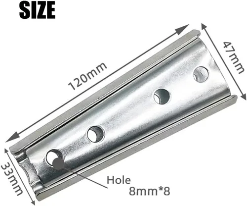 Miniatura 2 de Pestillo para sofá, piezas de repuesto para cama, accesorios de hardware cónico entrelazados de alta resistencia, conector de muebles para sofá