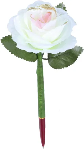 STOBOK Paquete de 12 bolígrafos de gel rosa con diseño creativo de flores para niños y niñas y estudiantes, suministros de escritura de color