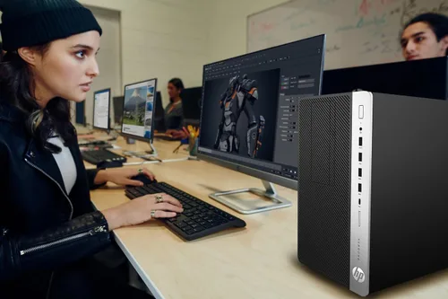 Miniatura 5 de HP ProDesk 600G4 Tower Desktop Computer Intel i7-8700 (3.4) 8 GB DDR4 RAM 250 GB SSD estado sólido Wi-Fi 5G + Bluetooth Windows 11
