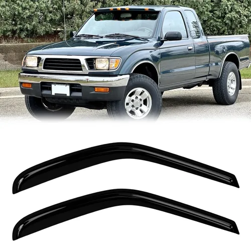 Miniatura 54 de Protectores de lluvia de ventana para Ford F150 SuperCab 2004-2014 2 piezas deflector de ventana para 09-14 F-150 con 2 puertas delanteras
