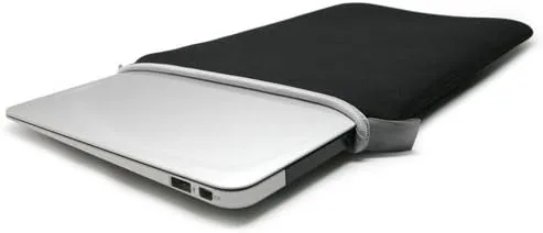 Miniatura 3 de BoxWave Funda compatible con Topaz GemView 10, funda protectora de neopreno suave y delgada, color negro azabache