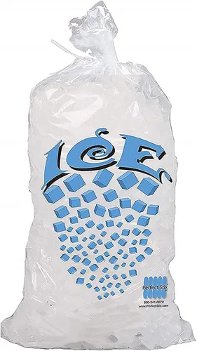 Miniatura 9 de Bolsa de hielo con cierre de amarre giratorio, 10 libras (paquete de 1000)