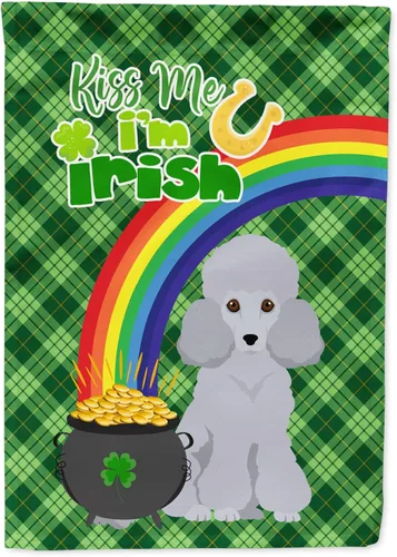 Miniatura 181 de Caroline's Treasures WDK4731GF - Bandera decorativa para jardín del día de San Patricio, color negro y tostado, Airedale Terrier, para jardín