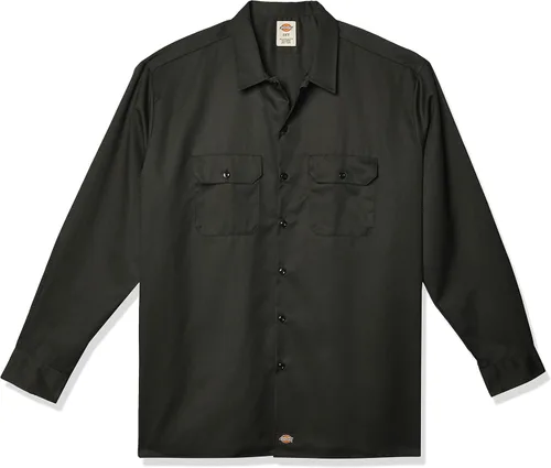 Miniatura 5 de Dickies Camisa de trabajo de manga larga grande y alta para hombre