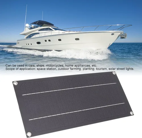 Miniatura 4 de Cargador de batería solar de 12 voltios impermeable, cargador de batería solar marino, mantenimiento de batería solar de 600 W, 18 V, kit de panel