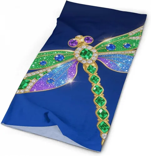 Miniatura 3 de Green Beauty Dragonfly Neck Gaiter Breathable & Moisture-Wicking Face Mask Bandana Balaclava Sun Protection Face Cover Scarf Lightweight Seamless
