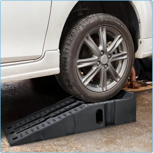 Miniatura 7 de Nilight Rampas para automóvil, rampa de elevación portátil de 6.7 pulgadas, rampa de servicio de vehículos resistentes para el mantenimiento
