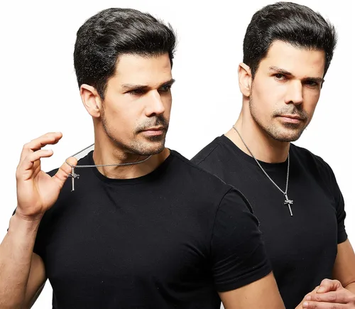 Miniatura 7 de Collar de béisbol para hombres y niños, con cruz y número inicial 0-99, cadena y dije de acero inoxidable, hecho a medida para mujeres y niñas