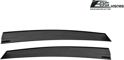Miniatura 7 de Extreme Online Store Repuesto para Honda Accord 2018-2022 Viseras EOS JDM Mugen Estilo Humo Tintado Ventilaciones Laterales Protección de Lluvia
