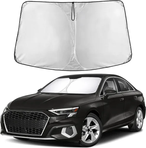 Miniatura 58 de Econour Parasol para parabrisas compatible con Honda Civic 2016-2021, protector de parasol plegable para ventana, bloquea los rayos UV y mantiene tu