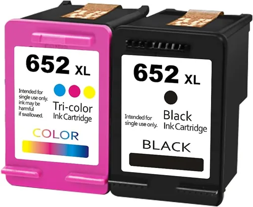 SanSeCai remanufacturado para cartuchos de tinta HP 652 XL HP652 Cartucho de repuesto Deskjet Advantage 1115 2135 2136 3635 3636 4535 4675 5275