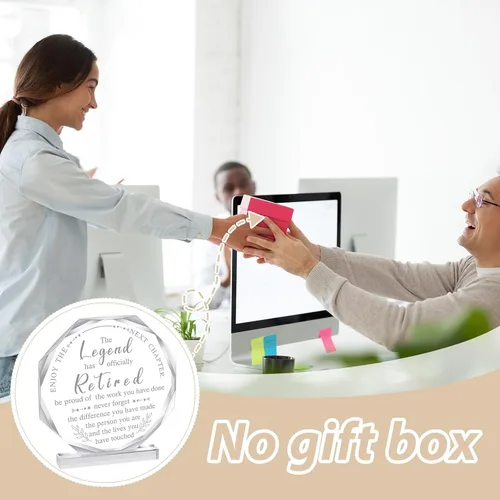 Miniatura 7 de Chunful Regalos de feliz jubilación para hombres y mujeres, placa de recuerdo y jubilación, regalos inspiradores para profesores jubilados, policía
