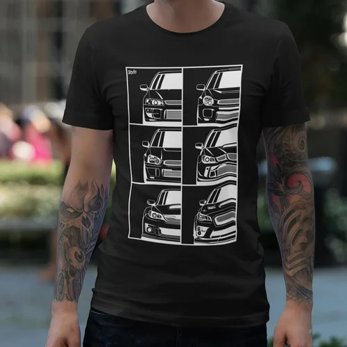Miniatura 37 de Subie Generation Cars - Camiseta de manga corta para adultos, mecánico japonés de carreras, regalo para amantes de los automóviles, entusiastas