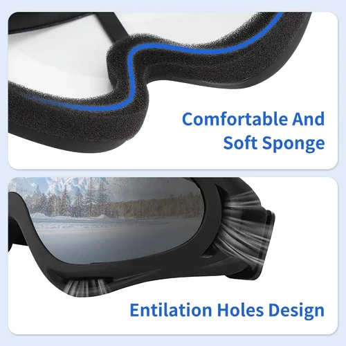 Miniatura 3 de SooGree Gafas de esquí para Hombres Mujeres Niños Jóvenes Niños o Niñas Gafas de nieve para snowboard Gafas de esquí resistentes al viento y al