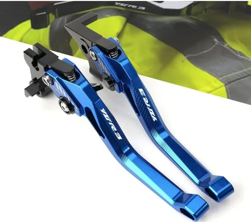 Miniatura 2 de TEMKIN W 3D Rhombus CNC - Palanca de freno de embrague corto ajustable para motocicleta Yamaha YZFR3 YZF-R3 MT03 MT 03 2014 2015 2016 2017 2018-2022