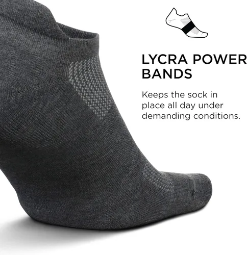 Miniatura 2 de Feetures Cojín de alto rendimiento con pestañas invisibles - Calcetines para correr para hombres y mujeres - Calcetines atléticos al tobillo