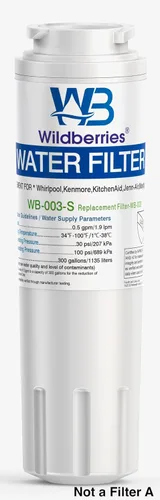 Miniatura 7 de Wildberries Filtro de agua para refrigerador UKF8001 4 de repuesto para Whirlpool®, EveryDrop® EDR4RXD1, WHR4RXD1, 4396395, WRF535SWHZ00 a