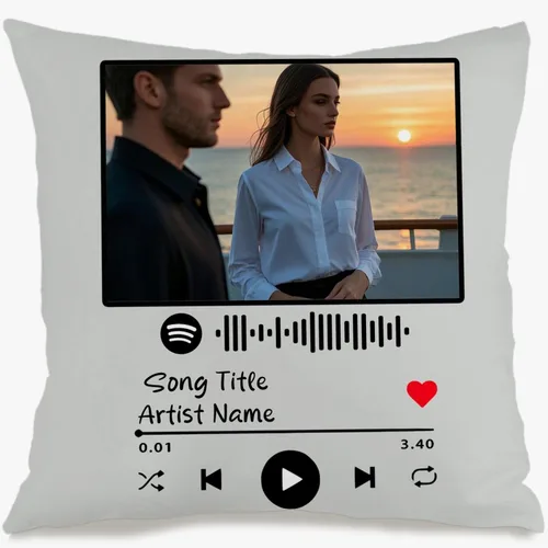 Miniatura 8 de Single Photo Custom Pillow Cover with Personalized Text Turning Your Memory into a Beautiful Throw Pillow and Making it a Touching Gift Choice for