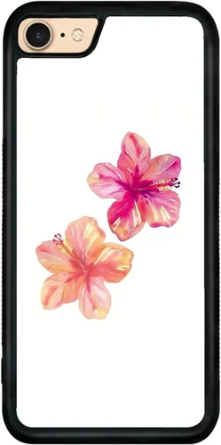 Miniatura 246 de Funda de teléfono de playa de verano a prueba de golpes y protectora con hibisco, bonitas fundas de teléfono para iPhone XR jamaica (Hibiscus Flower)