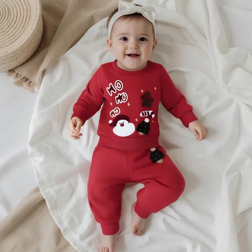 Miniatura 174 de Conjunto de camisa larga y divertida para bebé niño y niña, ropa de primera Navidad, 6, 12, 18, 24 meses, 2T