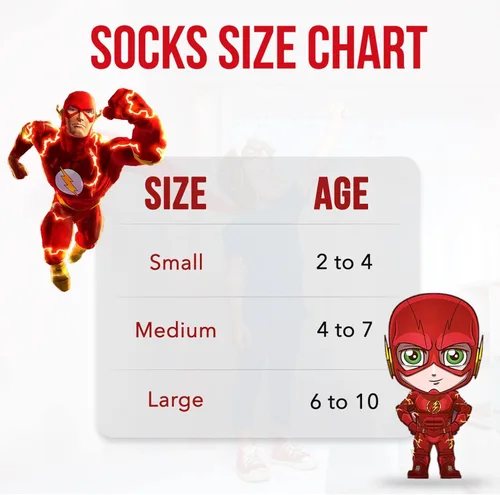 Miniatura 6 de DC Comics Calcetines para niños paquete de 10 calcetines para niños calcetines para niños pequeños con The Batman Superman Wonder Woman y Flash