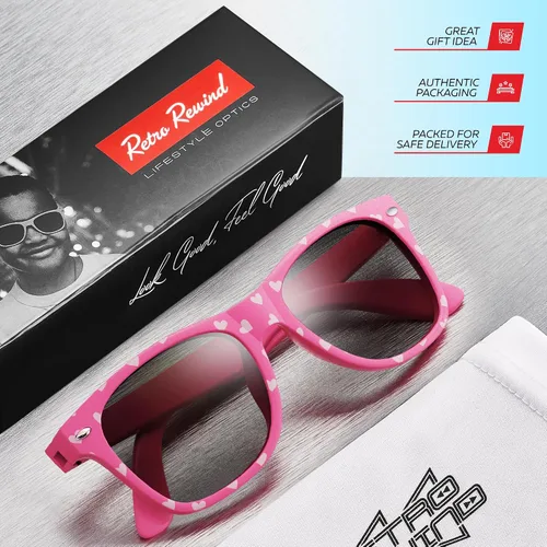 Miniatura 78 de Retro Rewind Lentes de sol para niños y niñas de 3 a 12 años, inastillables, UV400, lentes de sol para niños pequeños