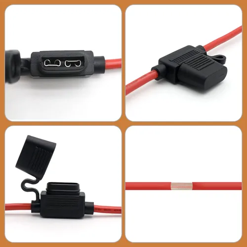 Miniatura 5 de Portafusibles ATC/ATO, 5 paquetes de portafusibles de hoja automotriz en línea con 24 fusibles estándar para automóvil, 1A, 2A, 3A, 4A, 5A, 7.5A