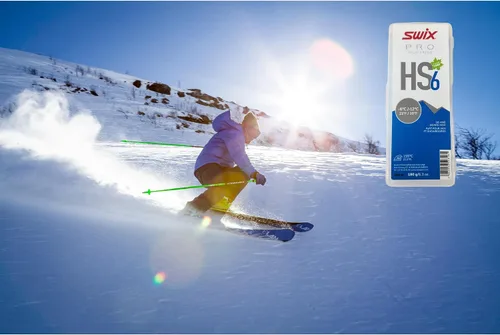Miniatura 7 de Swix HS06-18 - Cera de alta velocidad - HS6 Blue - 10 a 21 grados Fahrenheit - Barra de 6.35 oz - Libre de flúor - Esquí o snowboard - Aprobado por