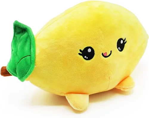 BEMIRO Lindo juguete de peluche de limón: este encantador juguete de peluche en forma de limón aporta frescura y alegría a cualquier hogar.
