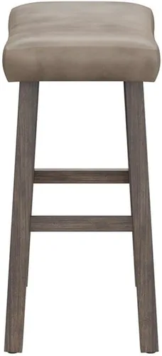 Miniatura 9 de Hillsdale Taburete para mostrador de sillín para muebles, gris rústico