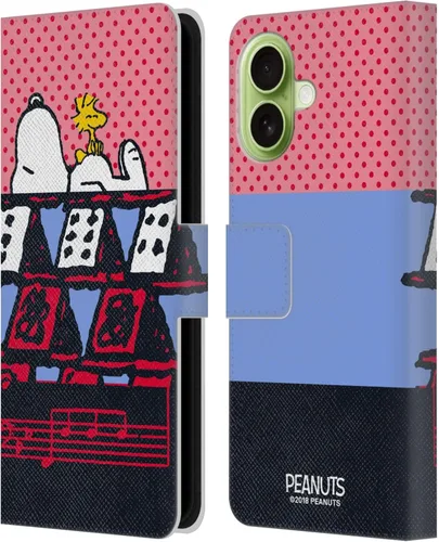 Miniatura 12 de Head Case Designs Funda de piel con licencia oficial de Peanuts Snoopy & Woodstock Balloon Halfs and Laughs para Apple iPhone 7/8/SE 2020 y 2022