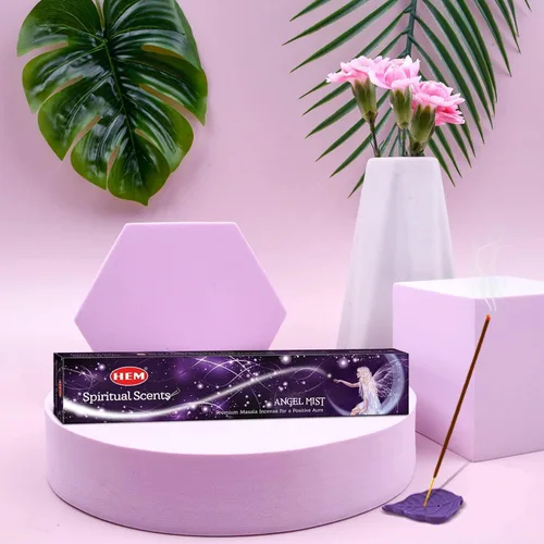 Miniatura 6 de Hem Angel Mist Masala - Varillas de incienso Fragancia natural de sándalo para positividad Incienso curativo de manchas para alivio del estrés