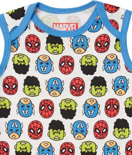 Miniatura 3 de Tienda Essentials Disney Marvel Star Wars Baby Boys Sleeveless Bodysuits Pack of 6