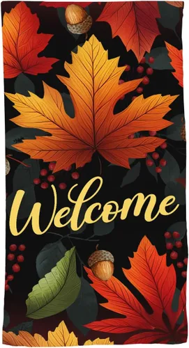Miniatura 6 de Briarwood Lane Toalla de mano de algodón ramo de otoño