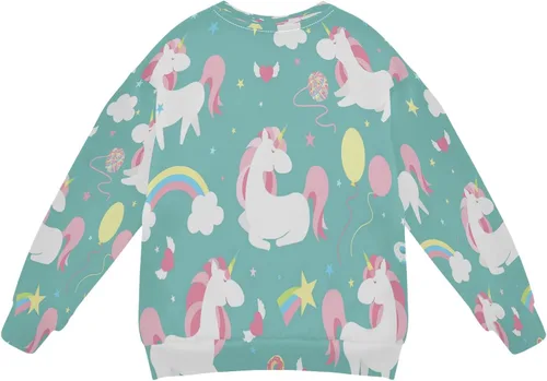 Miniatura 2 de Myth Unicorn Boy Girl Sweatshirt Toddler Crewneck Pullover Sweater Long Sleeve Fall Winter Clothes