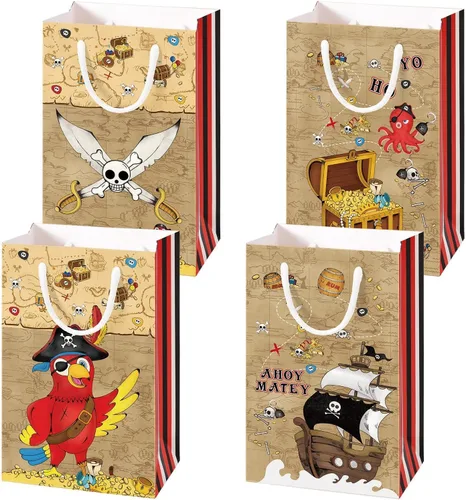 Miniatura 11 de WERNNSAI Bolsas de recuerdo de fiesta de videojuegos – 16 piezas de decoración de cumpleaños de juegos azules, bolsas de regalo, suministros