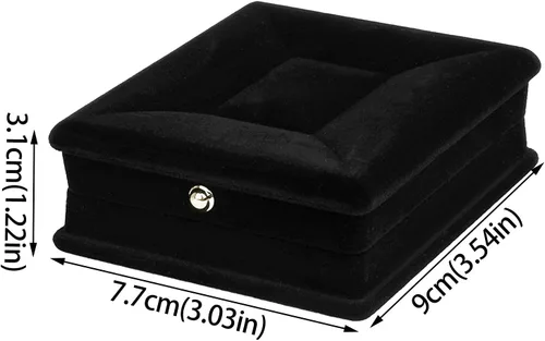 Miniatura 3 de Joyero organizador para mujeres y niñas caja colgante de Catena regalo de Collana Velluto Esposizione Confezioni joyero de viaje caja de pecho 31235