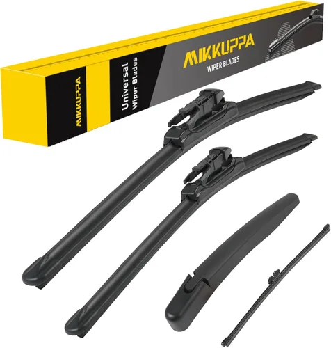 Miniatura 86 de MIKKUPPA Juego de 3 limpiaparabrisas de 22+21+12 pulgadas - Reemplazo para Dodge Durango 2011-2023, Jeep Grand Cherokee 2011-2013 - Limpiaparabrisas
