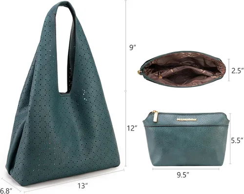 Miniatura 4 de Montana West Hobo Bags for Women Slouchy Shoulder Purses and Handbags