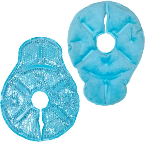 Miniatura 10 de Paquete de terapia de mama reutilizable, paquetes de hielo para mamas, esenciales para la lactancia materna, para alivio de la lactancia, dolor