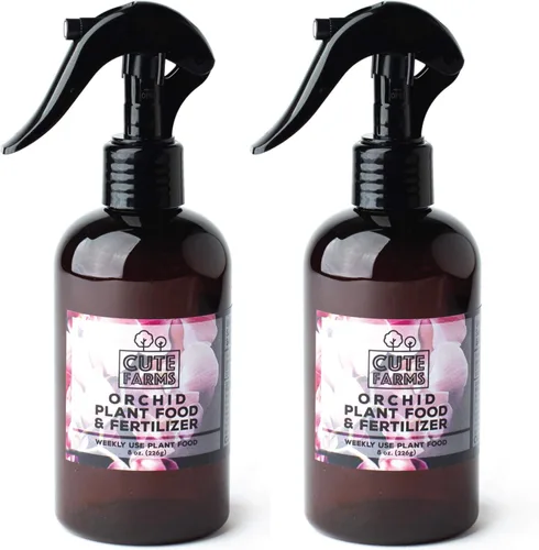 Miniatura 10 de Cute Farms Fertilizante en Aerosol para Plantas de Orquídea (Botella de Spray de 8 oz + UN Rociador de Agua)