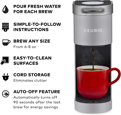 Miniatura 2 de Keurig K-Suite Premium - Cafetera de hospitalidad en la habitación, taza individual, plata/negro