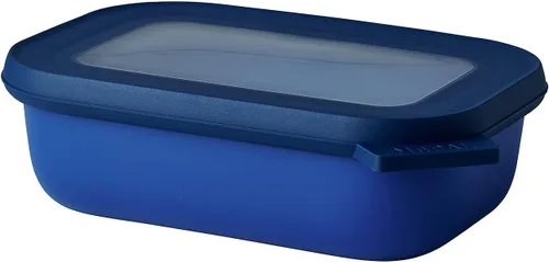 Miniatura 15 de Mepal Cirqula - Recipiente circular rectangular para almacenar y servir alimentos con tapas transparentes, perfecto para preparación de alimentos