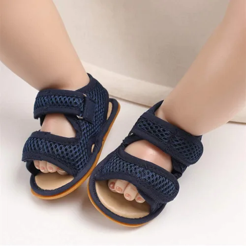 Miniatura 3 de RVROVIC Sandalias de primera calidad para bebés, niños y niñas, suela de goma antideslizante suave, zapatos de verano al aire libre para niños