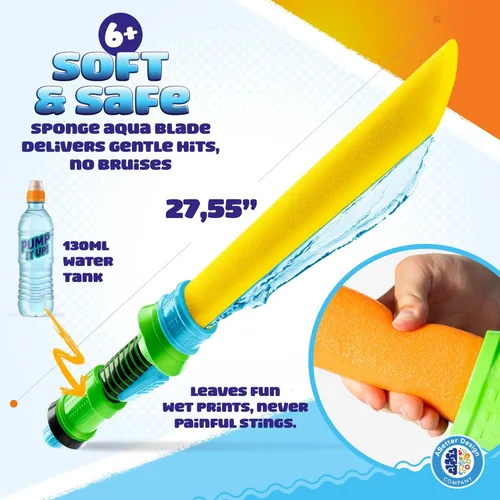 Miniatura 2 de Divertidos juguetes de piscina hechos de esponjas de espuma suave, adecuados para niños de 6 años en adelante, emocionantes juegos de verano al aire