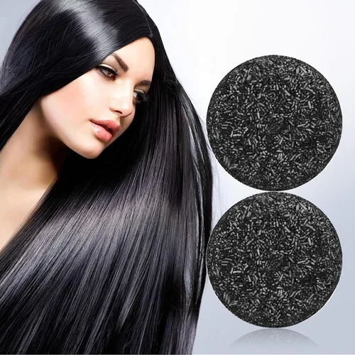 Miniatura 4 de Barra de champú reversible para cabello gris, 2 unidades de jabón para oscurecer el cabello gris para limpiar profundamente el cuero cabelludo