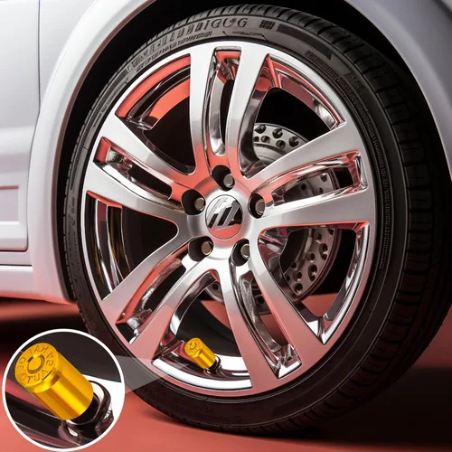 Miniatura 3 de Tapas de válvula de neumático, bala, aleación de aluminio, cubiertas universales a prueba de polvo para automóviles, SUV, camiones, bicicletas