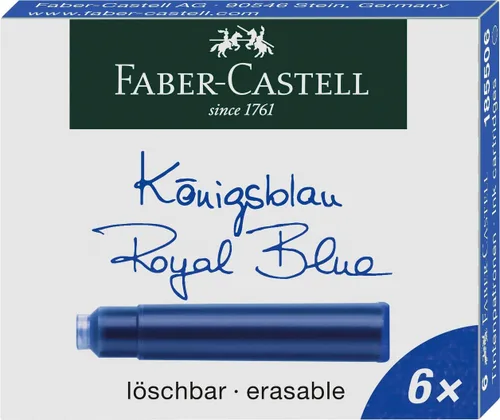 Miniatura 5 de Faber-Castell 185506 Cartuchos de tinta estándar Negro estándar
